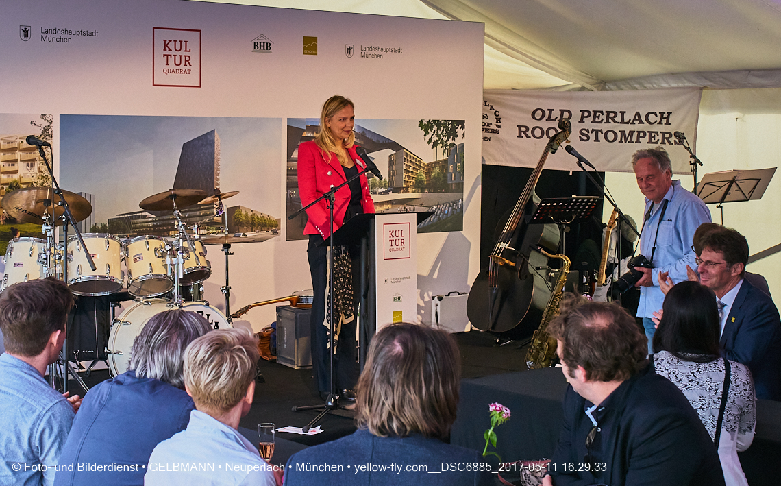 11. Mai 2017 - Grundsteinlegung für die LOGE und dem Kulturquadrat in Neuperlach